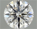 Diamante Natural 0.41 quilates, Redondo , Color F, claridad IF y certificado GIA
