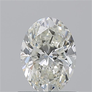 Picture of Natural Diamond 0.90 Carats, Oval with  Cut, J Color, VS1 Clarity and Certified by GIA