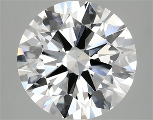 Picture of Lab Grown Diamond 3.01 Carats, Round with Ideal Cut, E Color, VS1 Clarity and Certified by IGI