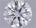 Lab Grown Diamond 1.59 Carats, Round with Ideal Cut, E Color, SI1 Clarity and Certified by IGI