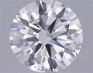 Picture of Lab Grown Diamond 1.59 Carats, Round with Ideal Cut, E Color, SI1 Clarity and Certified by IGI