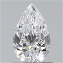 Natural Diamond 0.80 Carats, Pear with  Cut, D Color, VS1 Clarity and Certified by GIA