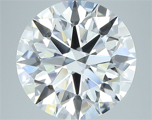 Picture of Natural Diamond 3.36 Carats, Round with Excellent Cut, D Color, VVS1 Clarity and Certified by GIA