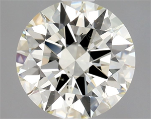 Picture of Natural Diamond 0.80 Carats, Round with Excellent Cut, L Color, SI1 Clarity and Certified by GIA