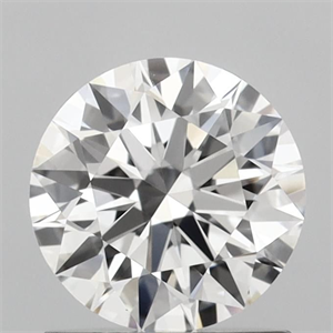 Picture of Lab Grown Diamond 1.08 Carats, Round with Ideal Cut, D Color, VVS1 Clarity and Certified by IGI