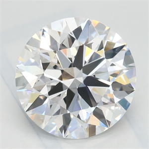 Picture of Lab Grown Diamond 2.31 Carats, Round with Ideal Cut, D Color, IF Clarity and Certified by IGI