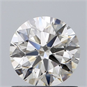 Natural Diamond 0.90 Carats, Round with Excellent Cut, J Color, VS1 Clarity and Certified by GIA