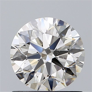 Picture of Natural Diamond 0.90 Carats, Round with Excellent Cut, J Color, VS1 Clarity and Certified by GIA