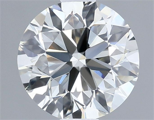 Picture of Natural Diamond 0.70 Carats, Round with Very Good Cut, I Color, VVS2 Clarity and Certified by IGI