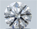 Natural Diamond 0.82 Carats, Round with Excellent Cut, E Color, VVS1 Clarity and Certified by GIA