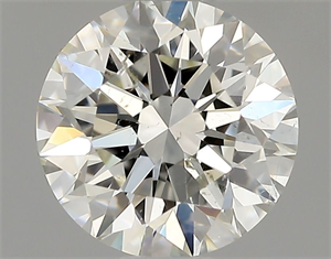Picture of Natural Diamond 0.70 Carats, Round with Excellent Cut, I Color, SI2 Clarity and Certified by GIA