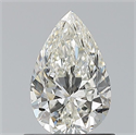Natural Diamond 0.80 Carats, Pear with  Cut, H Color, VVS1 Clarity and Certified by IGI