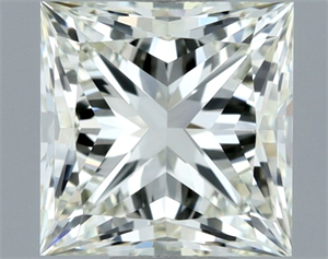 Picture of Natural Diamond 1.00 Carats, Princess with  Cut, K Color, VVS1 Clarity and Certified by IGI