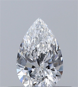 Foto Diamante Natural 0.30 quilates, De pera , Color D, claridad VS1 y certificado GIA de