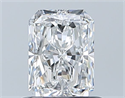 Natural Diamond 0.70 Carats, Radiant with  Cut, E Color, VS1 Clarity and Certified by GIA