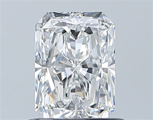 Picture of Natural Diamond 0.70 Carats, Radiant with  Cut, E Color, VS1 Clarity and Certified by GIA
