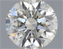 Natural Diamond 0.50 Carats, Round with Excellent Cut, I Color, SI2 Clarity and Certified by IGI