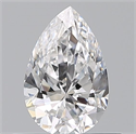 Diamante Natural 0.40 quilates, De pera , Color D, claridad VVS2 y certificado GIA