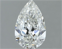 Diamante Natural 1.00 quilates, De pera , Color G, claridad VVS2 y certificado IGI