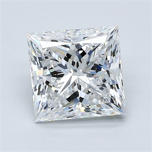 Foto Diamante Natural 2.01 quilates, Princesa , Color D, claridad VS1 y certificado GIA de