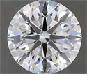 Natural Diamond 2.05 Carats, Round with Excellent Cut, D Color, VVS1 Clarity and Certified by GIA