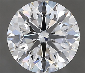 Picture of Natural Diamond 2.05 Carats, Round with Excellent Cut, D Color, VVS1 Clarity and Certified by GIA