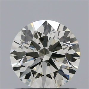 Picture of Natural Diamond 0.82 Carats, Round with Excellent Cut, J Color, VS2 Clarity and Certified by IGI