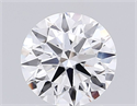 Lab Grown Diamond 2.07 Carats, Round with Ideal Cut, E Color, VS1 Clarity and Certified by IGI
