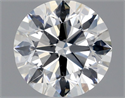 Natural Diamond 1.00 Carats, Round with Excellent Cut, H Color, SI1 Clarity and Certified by GIA