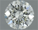 Natural Diamond 0.70 Carats, Round with Excellent Cut, J Color, SI1 Clarity and Certified by IGI