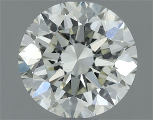 Picture of Natural Diamond 0.70 Carats, Round with Excellent Cut, J Color, SI1 Clarity and Certified by IGI