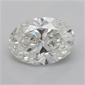 Natural Diamond 1.20 Carats, Oval with  Cut, I Color, SI2 Clarity and Certified by GIA