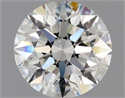 Natural Diamond 1.06 Carats, Round with Excellent Cut, I Color, VS2 Clarity and Certified by GIA