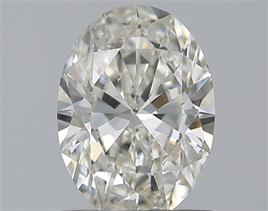 Picture of Natural Diamond 0.80 Carats, Oval with  Cut, I Color, SI1 Clarity and Certified by GIA