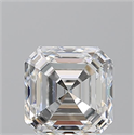 Natural Diamond 1.02 Carats, Asscher with  Cut, G Color, SI1 Clarity and Certified by GIA