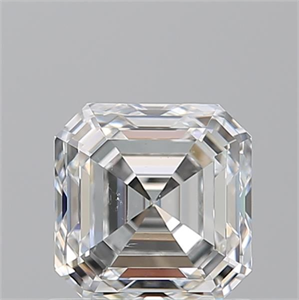 Picture of Natural Diamond 1.02 Carats, Asscher with  Cut, G Color, SI1 Clarity and Certified by GIA