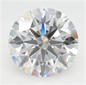 Lab Grown Diamond 3.10 Carats, Round with Excellent Cut, D Color, VVS2 Clarity and Certified by GIA