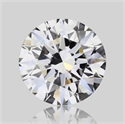 Natural Diamond 1.01 Carats, Round with Excellent Cut, E Color, VVS1 Clarity and Certified by GIA