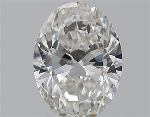 Foto Diamante Natural 0.50 quilates, Ovalado , Color F, claridad SI2 y certificado GIA de