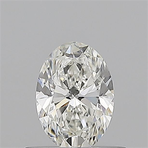 Picture of Natural Diamond 0.55 Carats, Oval with  Cut, G Color, IF Clarity and Certified by GIA
