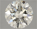 Diamante Natural 2.01 quilates, Redondo , Color K, claridad VVS2 y certificado GIA