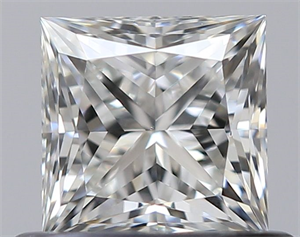 Foto Diamante Natural 0.55 quilates, Princesa , Color H, claridad VS1 y certificado GIA de