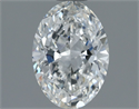 Natural Diamond 1.30 Carats, Oval with  Cut, F Color, VS2 Clarity and Certified by GIA