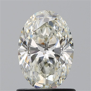 Picture of Natural Diamond 1.00 Carats, Oval with  Cut, J Color, IF Clarity and Certified by GIA