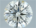 Natural Diamond 2.46 Carats, Round with Excellent Cut, J Color, VS2 Clarity and Certified by IGI