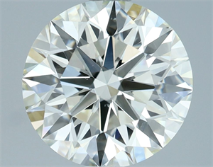 Picture of Natural Diamond 2.46 Carats, Round with Excellent Cut, J Color, VS2 Clarity and Certified by IGI