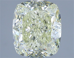 Picture of Natural Diamond 3.00 Carats, Cushion with  Cut, N Color, SI1 Clarity and Certified by GIA