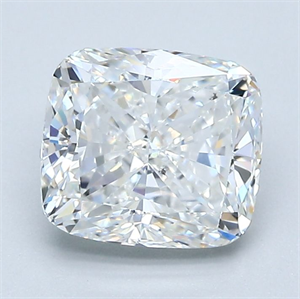Picture of Natural Diamond 1.55 Carats, Cushion with  Cut, F Color, VS2 Clarity and Certified by GIA