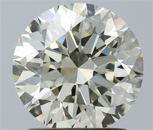 Picture of Natural Diamond 1.50 Carats, Round with Excellent Cut, L Color, VS1 Clarity and Certified by IGI