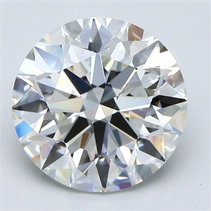 Foto Diamante Natural 3.20 quilates, Redondo , Color H, claridad VS1 y certificado GIA de